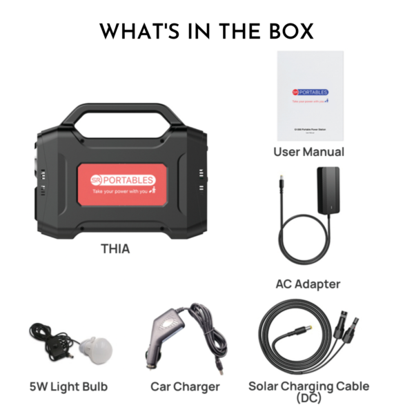 Thia – Hand-held Lithium Solar Generator